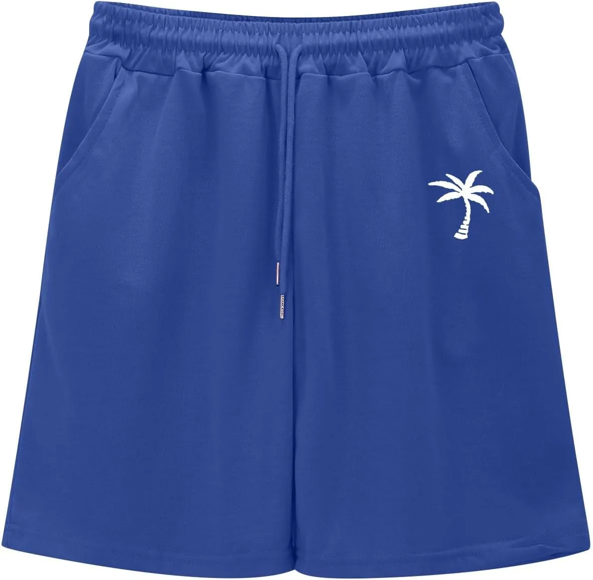 Mens 2 Piece Hawaiian Outfits Short Sleeve Casual T-Shirts and Shorts Matching Set Summer Beach Lounge Tracksuits Set