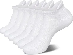 Men's Ankle Socks Athletic Tab Running Low Cut (6 Pairs)