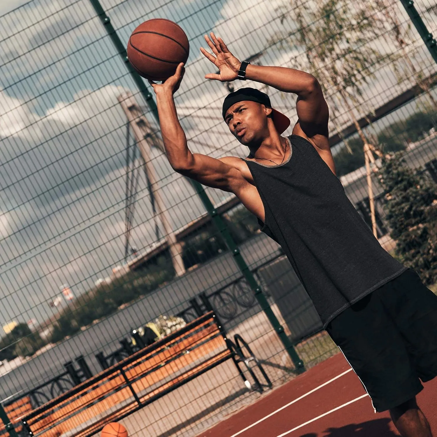 Mens Athletic Shorts with Pockets Quick Drying Activewear for Gym Workout