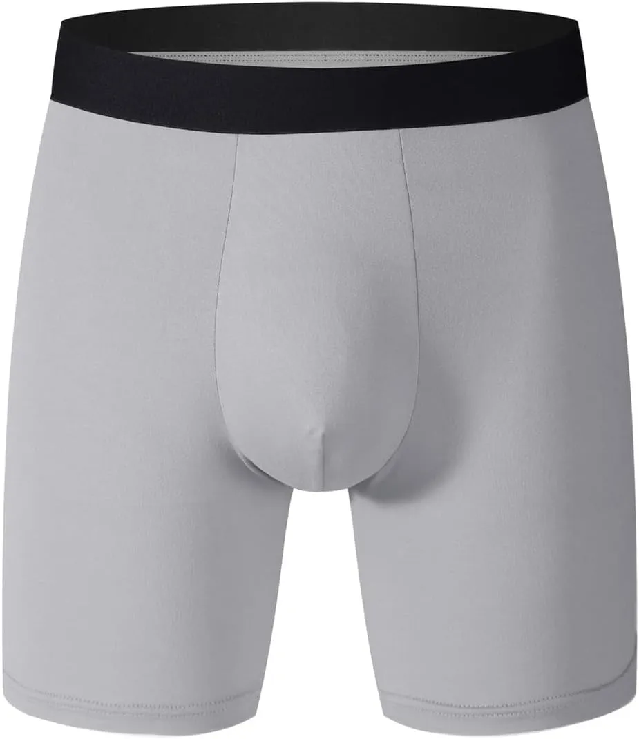 Mens Athlets Boxer Briefs Stretch Breathable Underpants Regular Fit Casual Soft Comfy Underwears Wicking Underwears