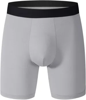 Mens Athlets Boxer Briefs Stretch Breathable Underpants Regular Fit Casual Soft Comfy Underwears Wicking Underwears