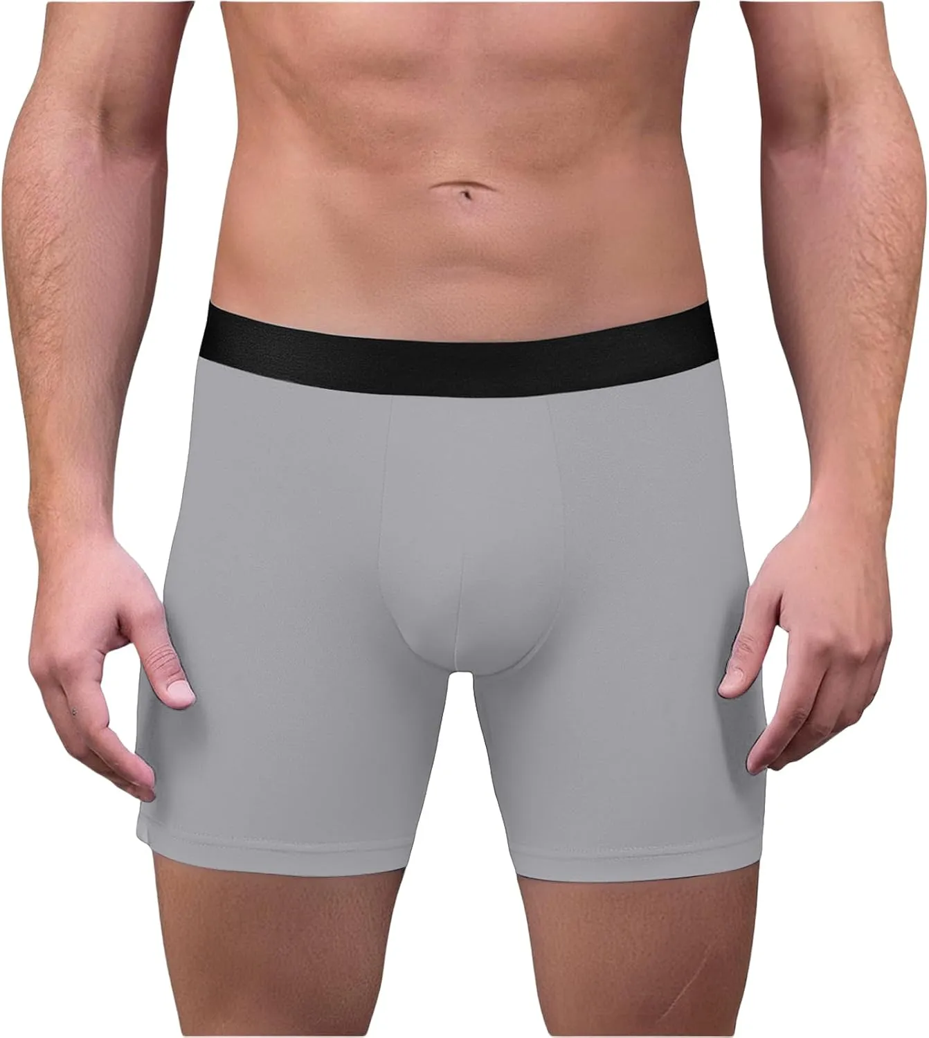 Mens Athlets Boxer Briefs Stretch Breathable Underpants Regular Fit Casual Soft Comfy Underwears Wicking Underwears