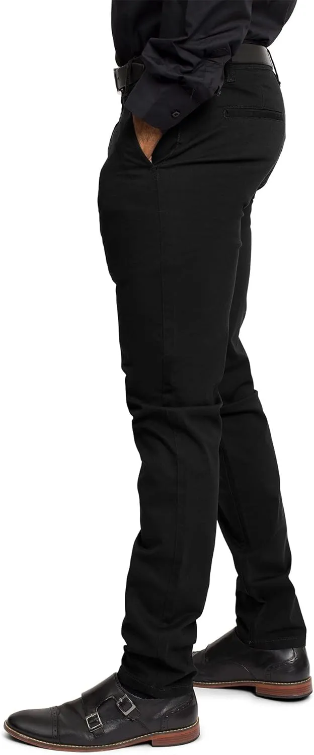 Men's Basic Casual Slim Fit Stretch Chino Pants