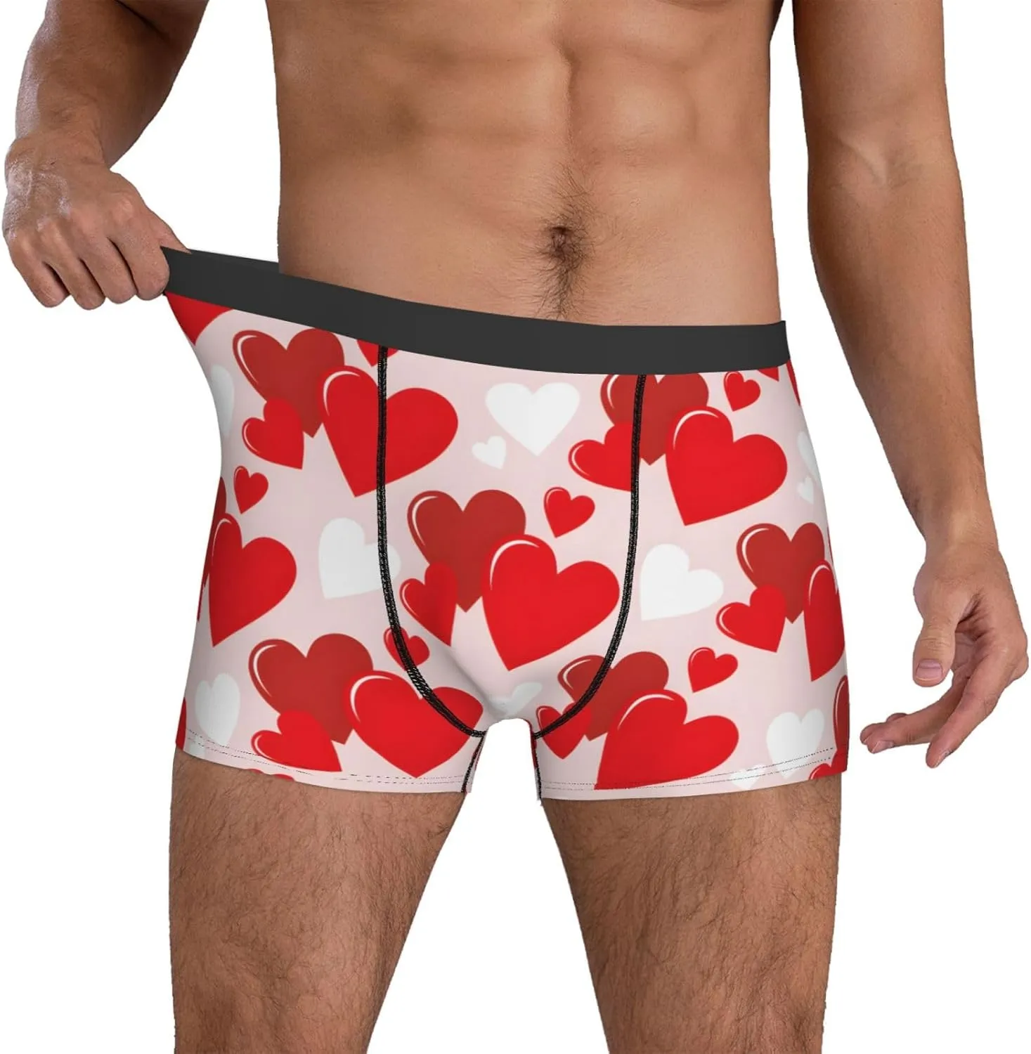 Men's Boxer Briefs Breathable Men's Underwear Boxer Briefs Soft