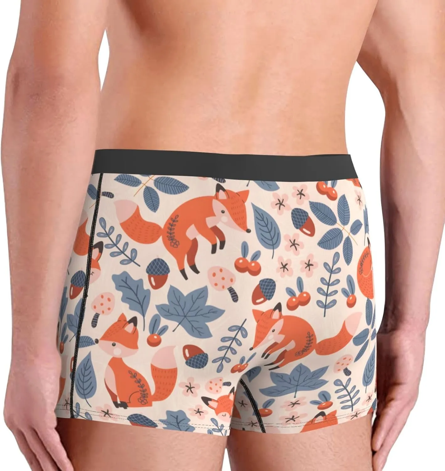 Men's Boxer Briefs Breathable Men's Underwear Boxer Briefs Soft