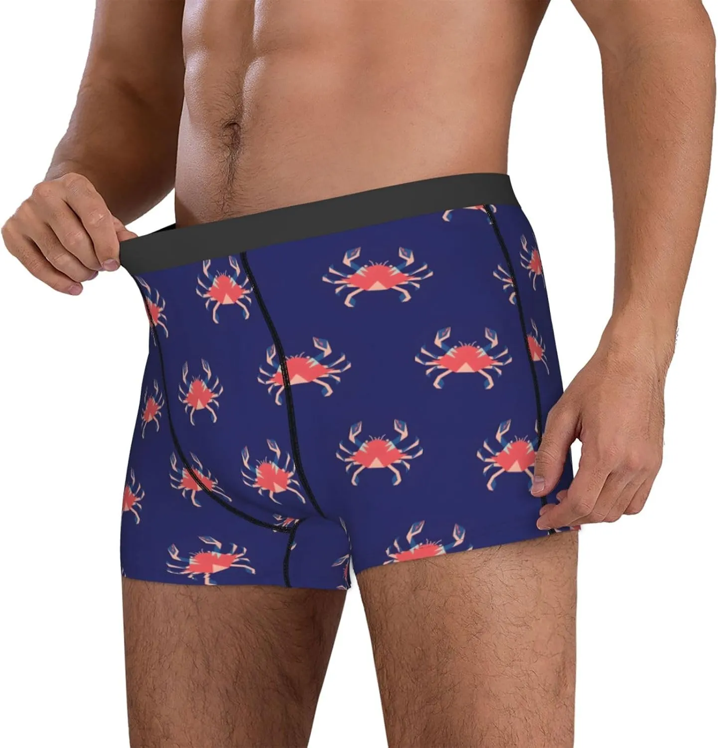Men's Boxer Briefs Breathable Men's Underwear Boxer Briefs Soft