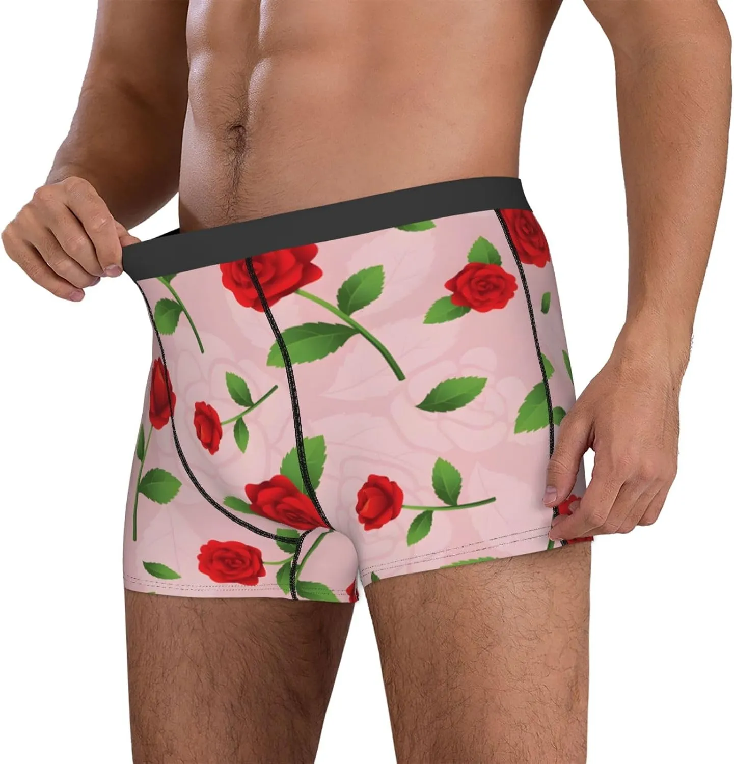 Men's Boxer Briefs Breathable Men's Underwear Boxer Briefs Soft