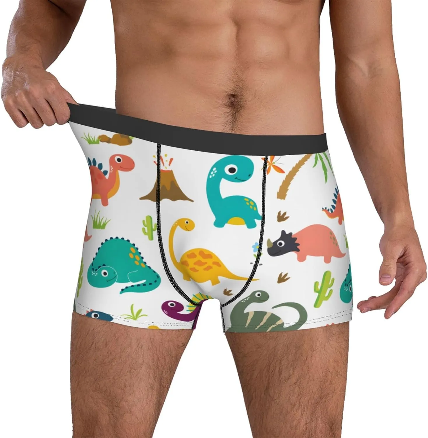 Men's Boxer Briefs Breathable Men's Underwear Boxer Briefs Soft