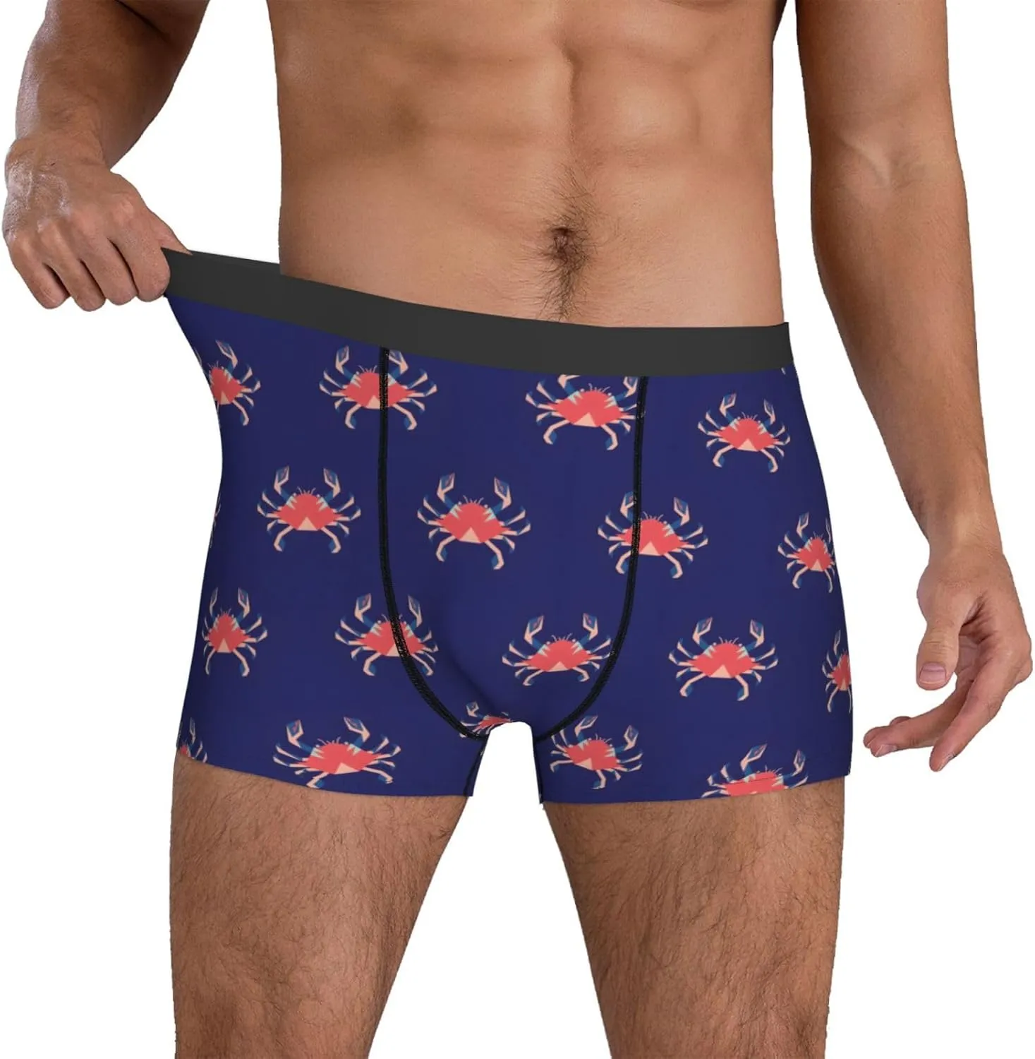 Men's Boxer Briefs Breathable Men's Underwear Boxer Briefs Soft