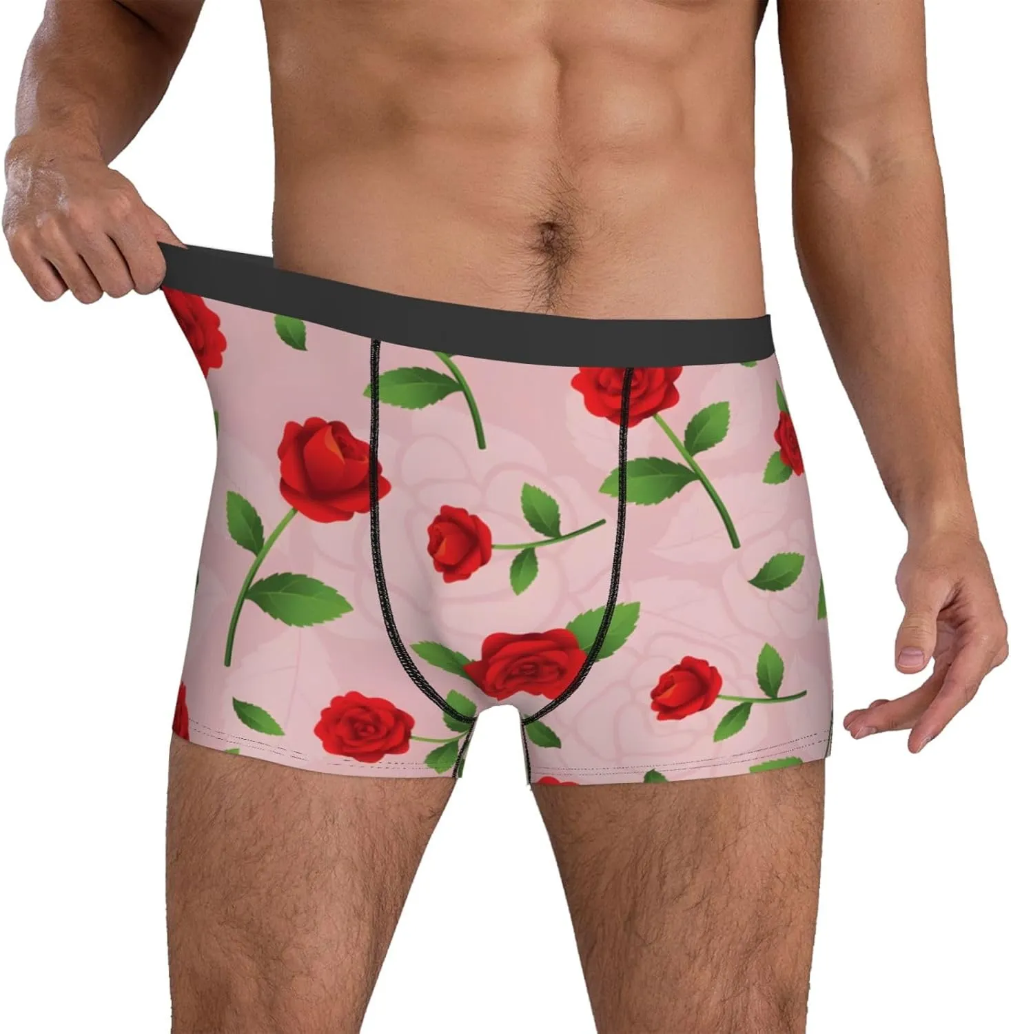 Men's Boxer Briefs Breathable Men's Underwear Boxer Briefs Soft