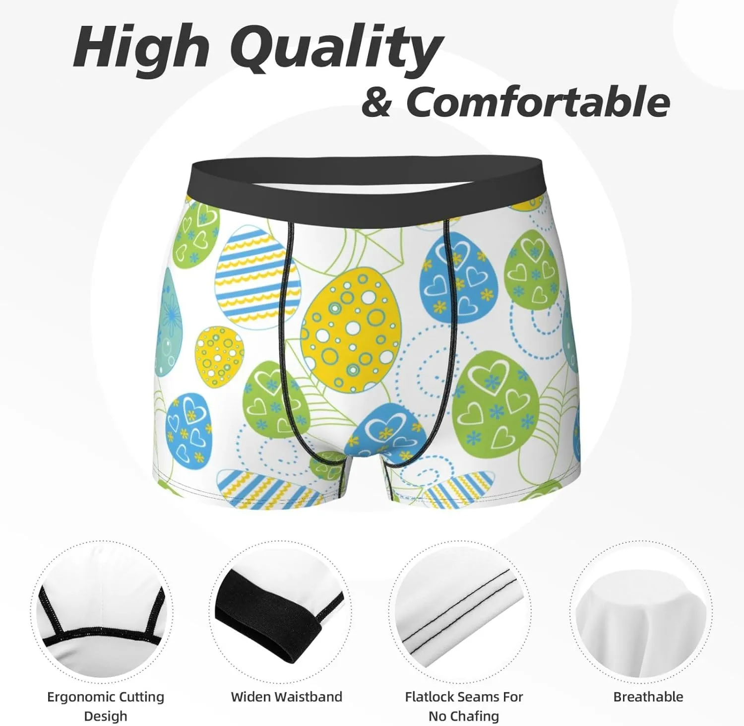 Men's Boxer Briefs Breathable Men's Underwear Boxer Briefs Soft
