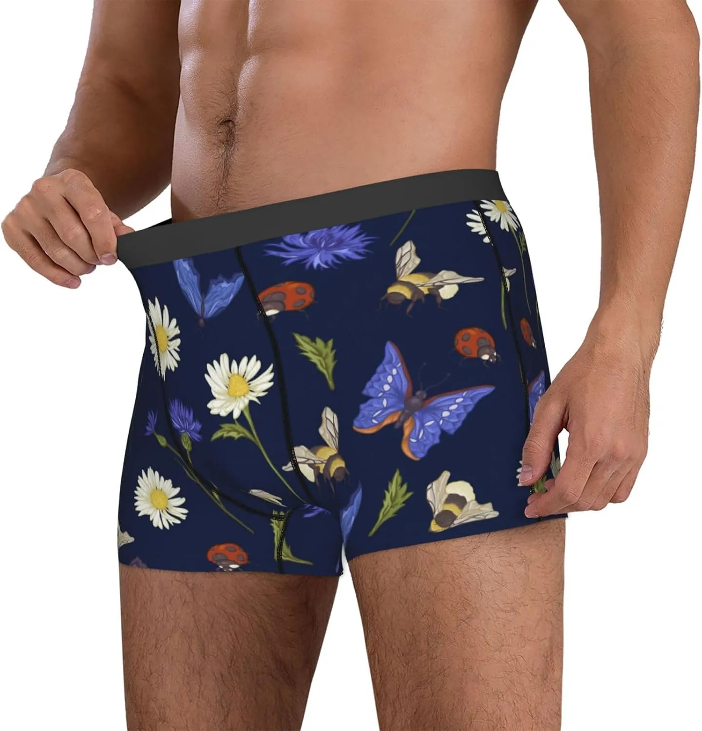 Men's Boxer Briefs Breathable Men's Underwear Boxer Briefs Soft