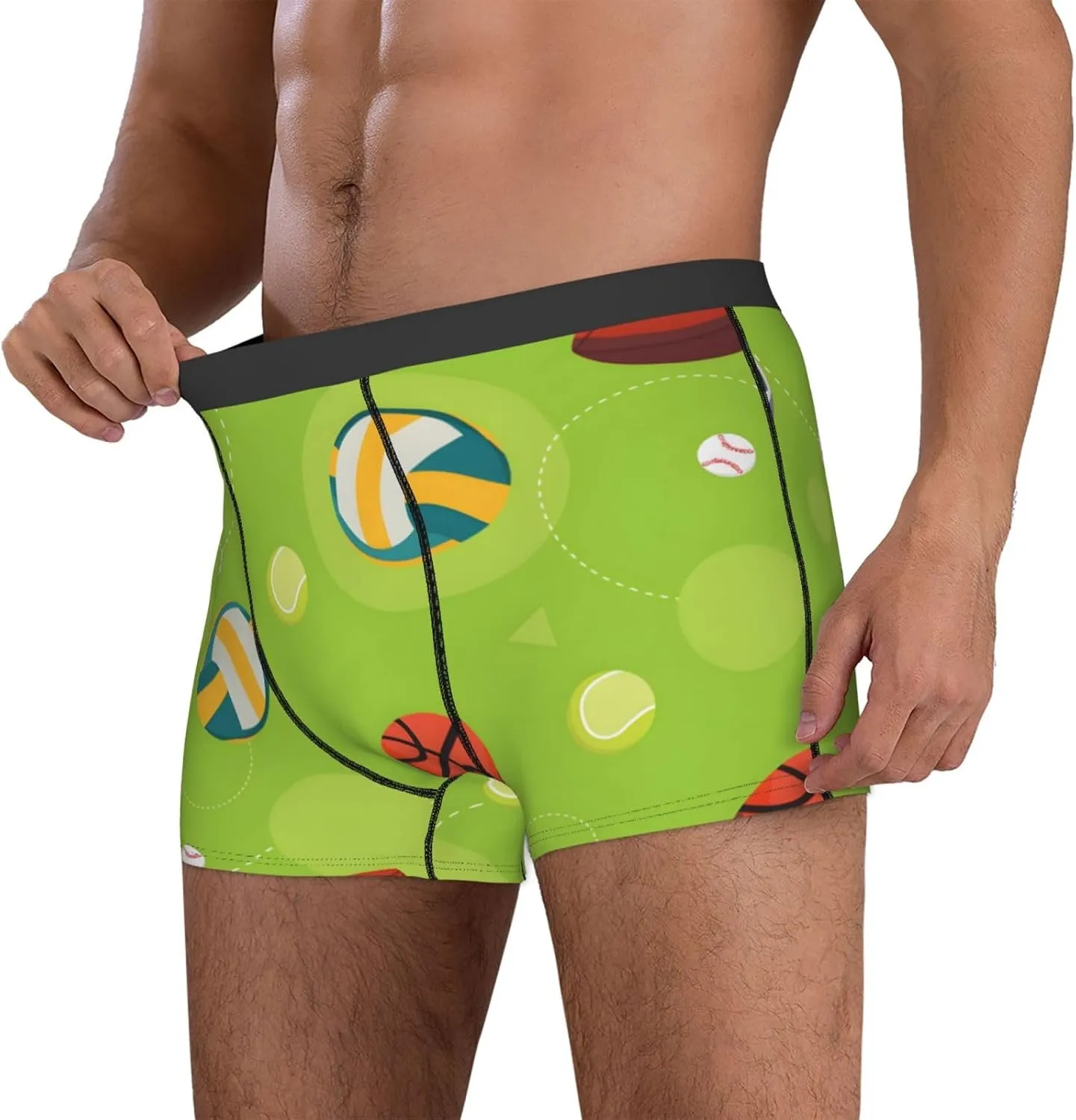 Men's Boxer Briefs Breathable Men's Underwear Boxer Briefs Soft