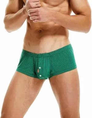 Mens Boxer Briefs Soft and Breathable Underwear Moisture Wicking Male Underwear Trunks Shorts