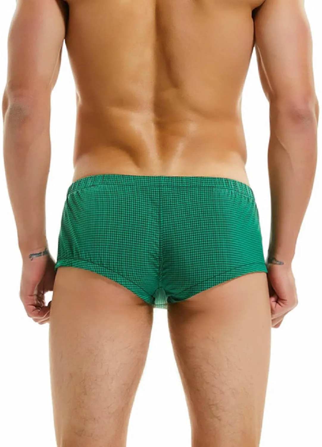 Mens Boxer Briefs Soft and Breathable Underwear Moisture Wicking Male Underwear Trunks Shorts