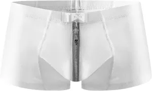 Mens Boxer Underwear Breathable Zipper Up Briefs Underwear Lingerie Cotton Low Waist Underwear Strench Trunks