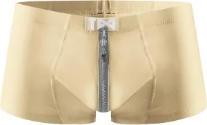 Mens Boxer Underwear Breathable Zipper Up Briefs Underwear Lingerie Cotton Low Waist Underwear Strench Trunks