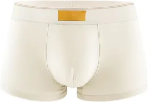 Mens Breathable Boxer Briefs Seamless Tag Free Stretchy Soft Brief Bulge Enhancing Thermal Moisture Wicking Underwear Beige