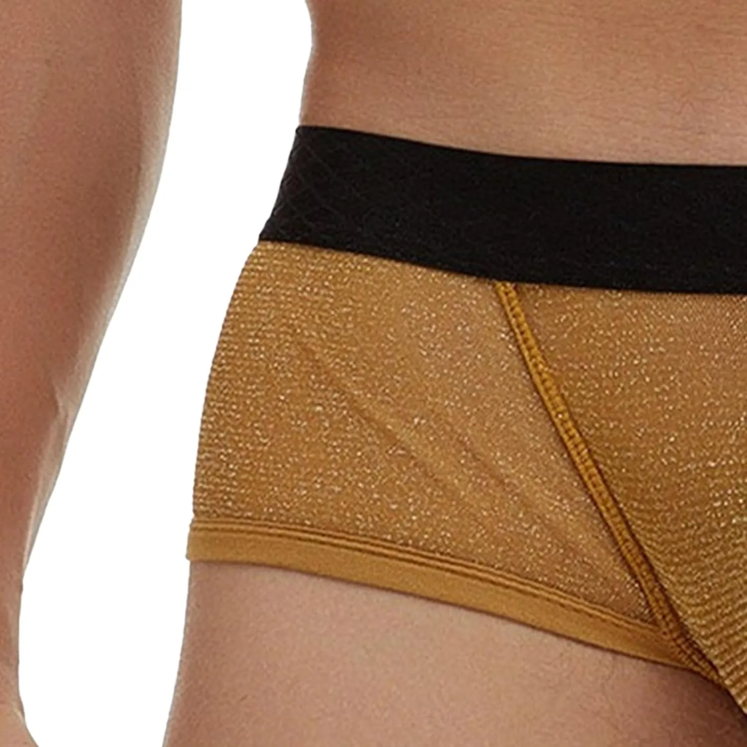Mens Breathable Mesh Boxer Briefs Low Rise Stretch Breathable Underwear Boxer Sexy See Through Lingerie Underwear
