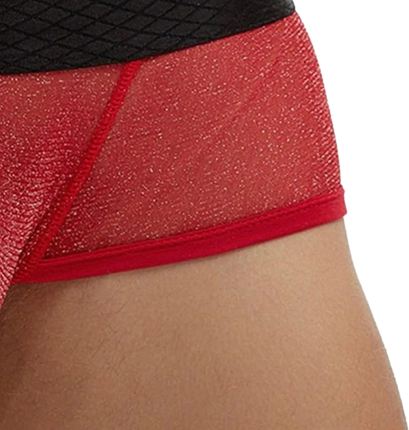 Mens Breathable Mesh Boxer Briefs Low Rise Stretch Breathable Underwear Boxer Sexy See Through Lingerie Underwear