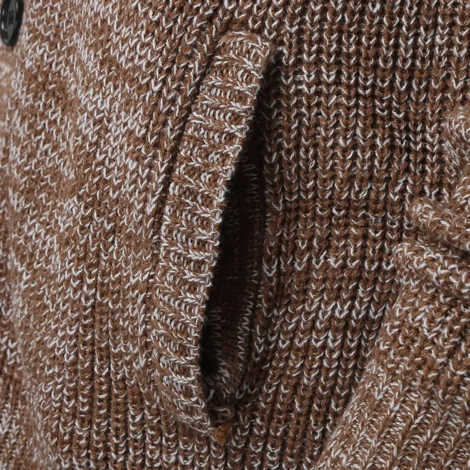 Mens Cable Knit Cardigan Sweater Shawl Collar Knit Blazer Jackets Button Down Fall Winter Faux Wool Chunky Sweaters