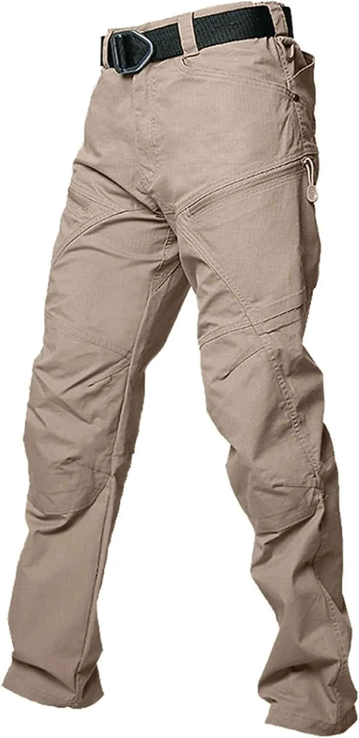 Men's Cargo Pants Tactical Pants, Water Resistant Ripstop Cargo Pants, Lightweight Work Hiking Pants, Outdoor Pant