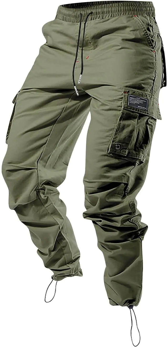 Men's Cargo Pants Tactical Pants, Water Resistant Ripstop Cargo Pants, Lightweight Work Hiking Pants, Outdoor Pant