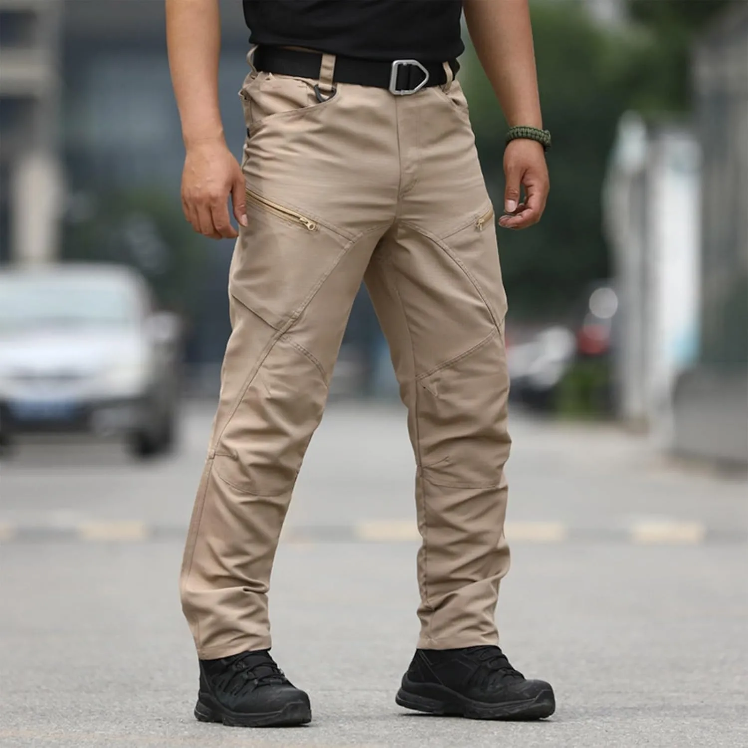 Men's Cargo Pants Tactical Pants, Water Resistant Ripstop Cargo Pants, Lightweight Work Hiking Pants, Outdoor Pant