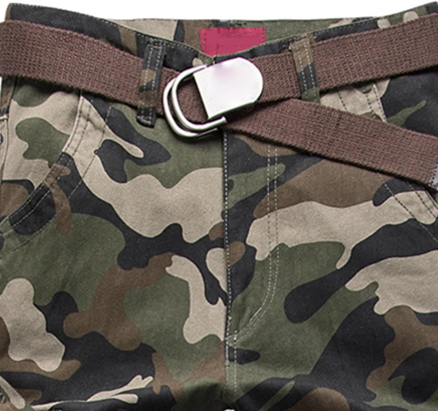 Men's Cargo Sweatpants Fleece Joggers with Large Pockets Loose Soft Pants Rainproof Open Bottom Athletic Pants Men