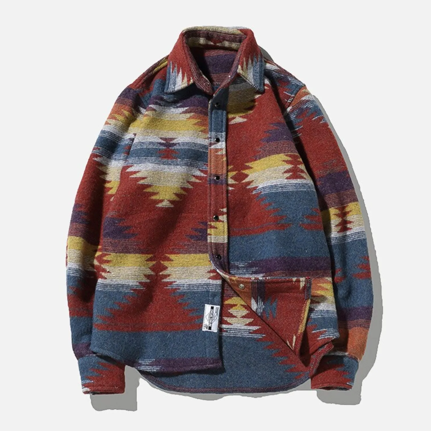Men's Casual Thick Flannel Long Sleeve Shirt | Plus Size