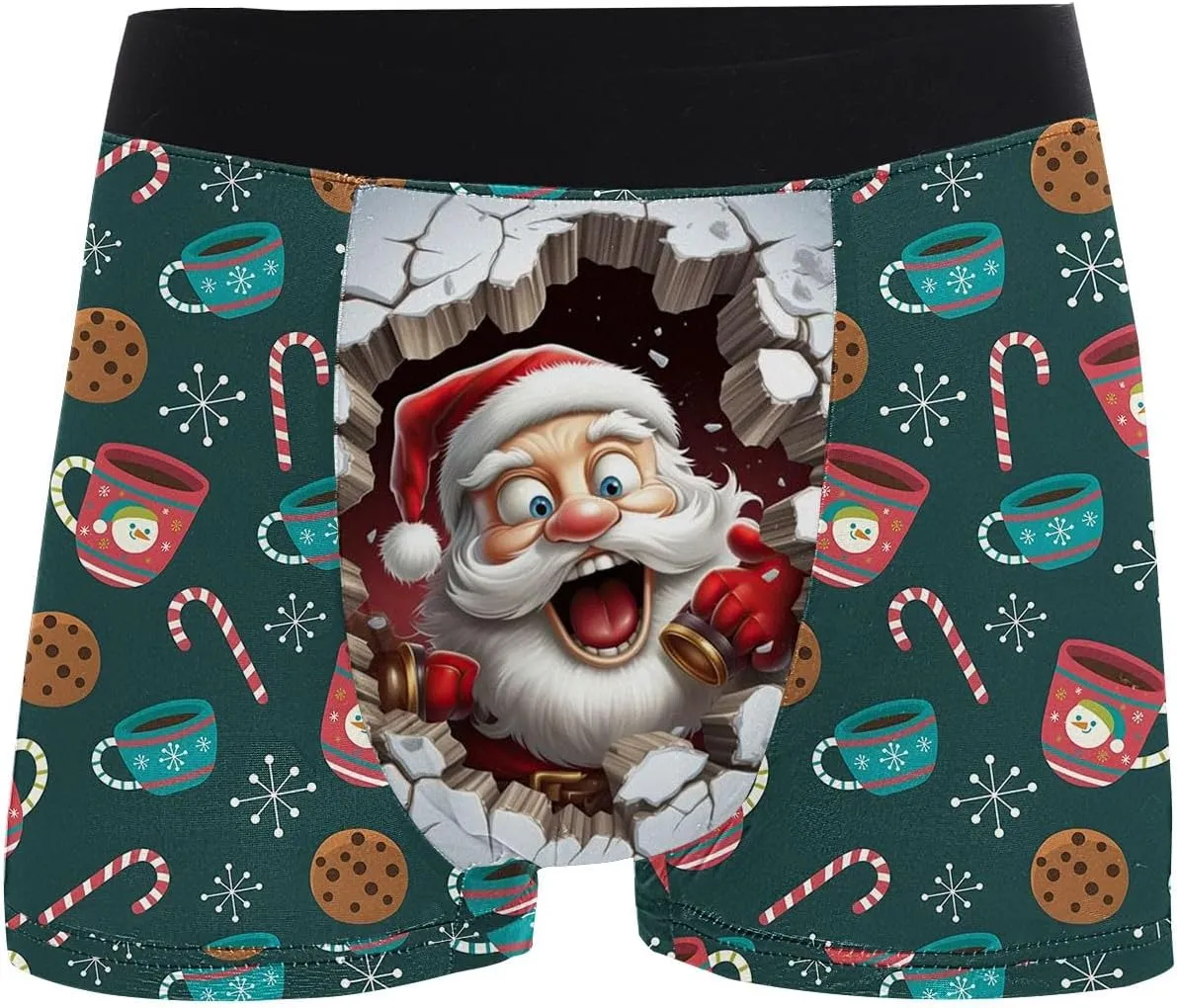 Mens Clothes Breathable 3D Reliefss Pants Personality Tidess Men's Cotton Shorts Male Underwear Thermal Underwear