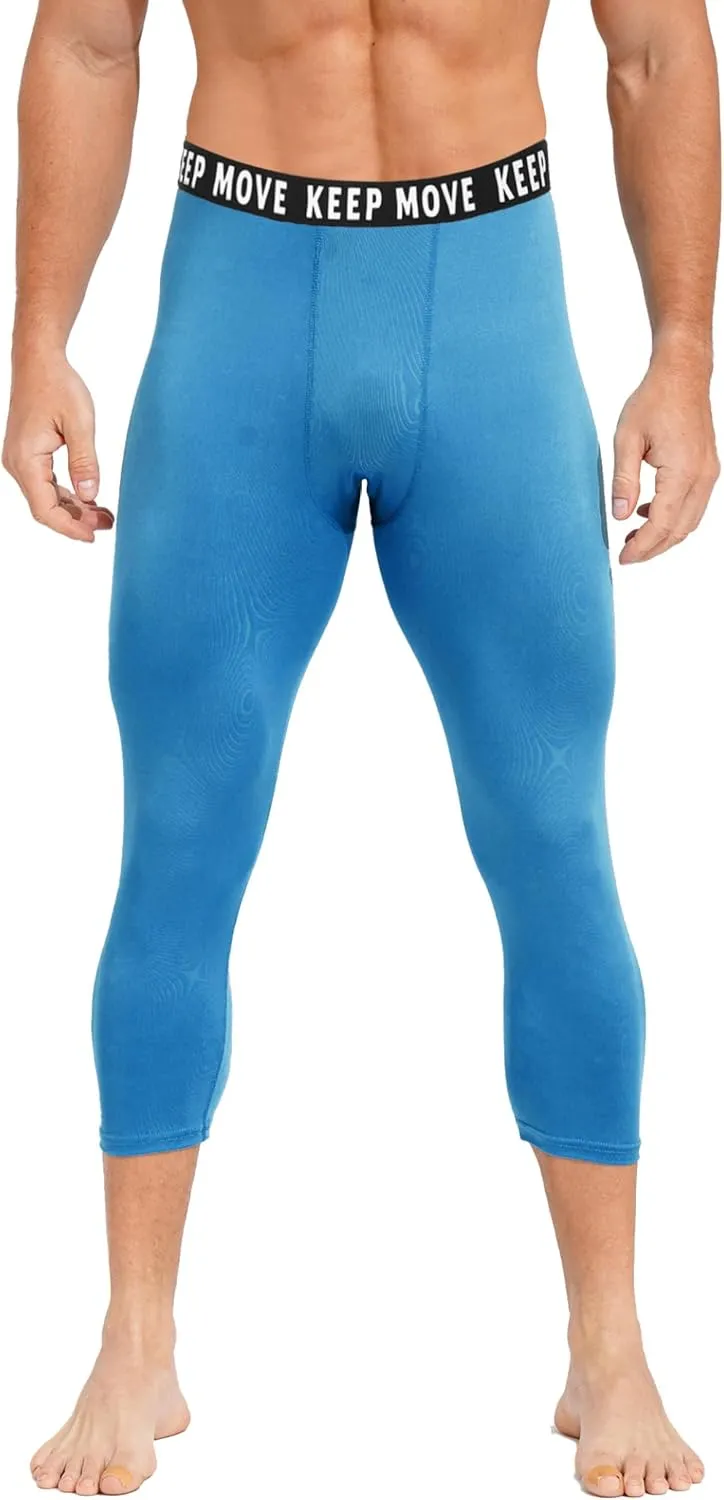 Mens Compression Pants Sports Leggings Running Tights Baselayer Underpants Athletic Activewear