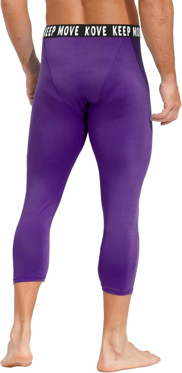 Mens Compression Pants Sports Leggings Running Tights Baselayer Underpants Athletic Activewear