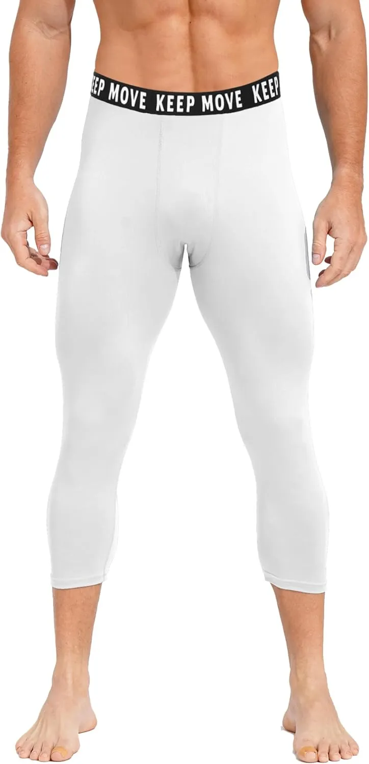 Mens Compression Pants Sports Leggings Running Tights Baselayer Underpants Athletic Activewear