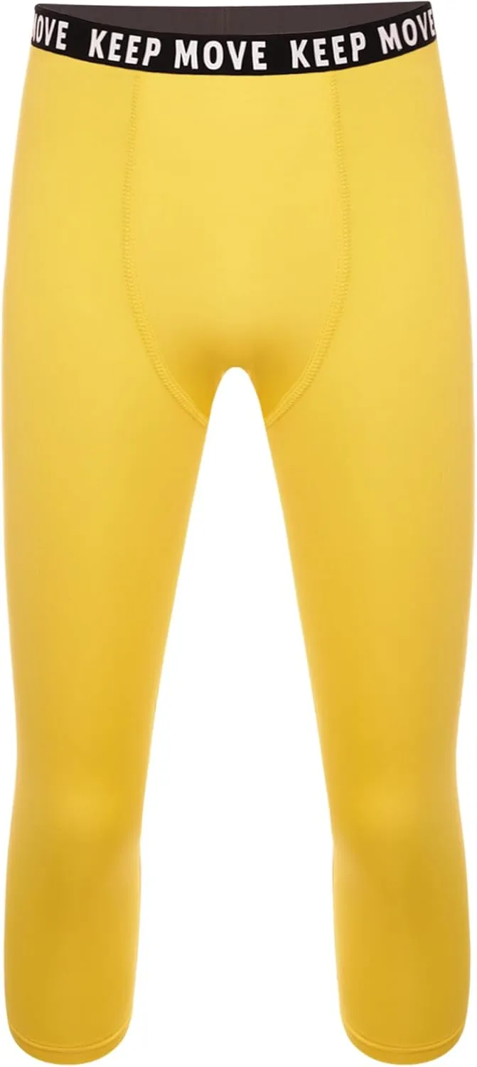 Mens Compression Pants Sports Leggings Running Tights Baselayer Underpants Athletic Activewear