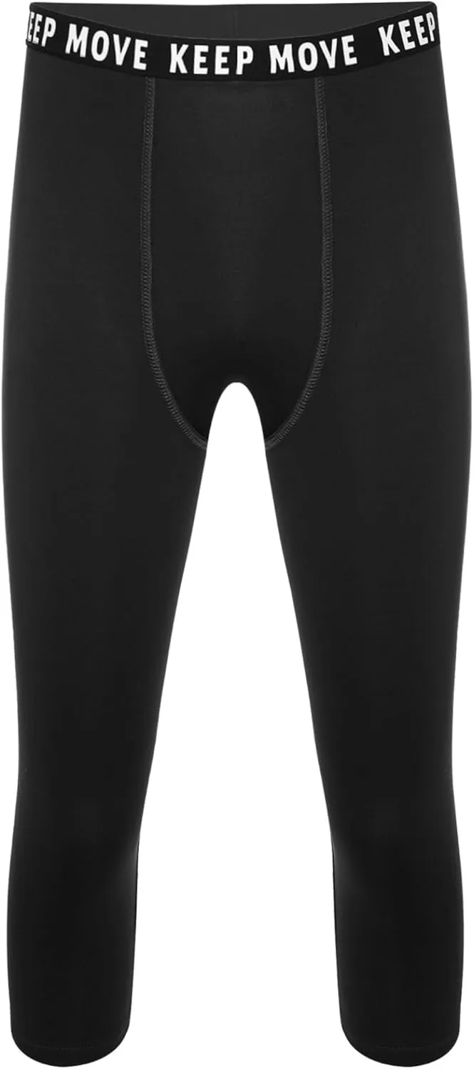 Mens Compression Pants Sports Leggings Running Tights Baselayer Underpants Athletic Activewear