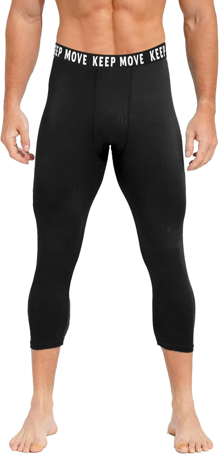 Mens Compression Pants Sports Leggings Running Tights Baselayer Underpants Athletic Activewear
