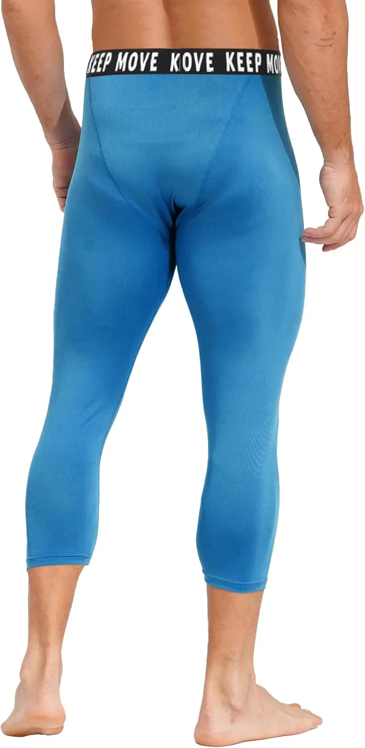 Mens Compression Pants Sports Leggings Running Tights Baselayer Underpants Athletic Activewear