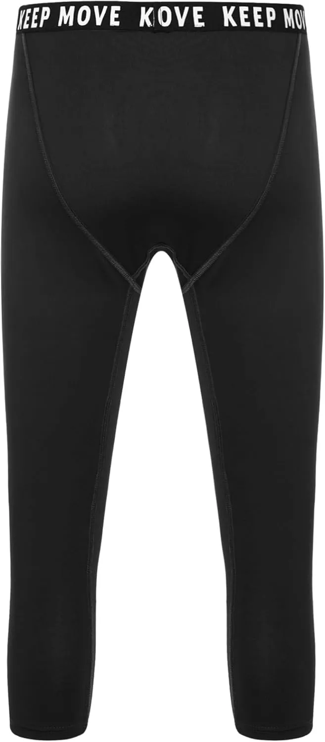 Mens Compression Pants Sports Leggings Running Tights Baselayer Underpants Athletic Activewear