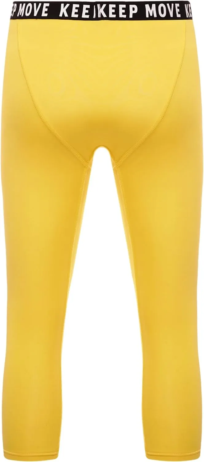 Mens Compression Pants Sports Leggings Running Tights Baselayer Underpants Athletic Activewear