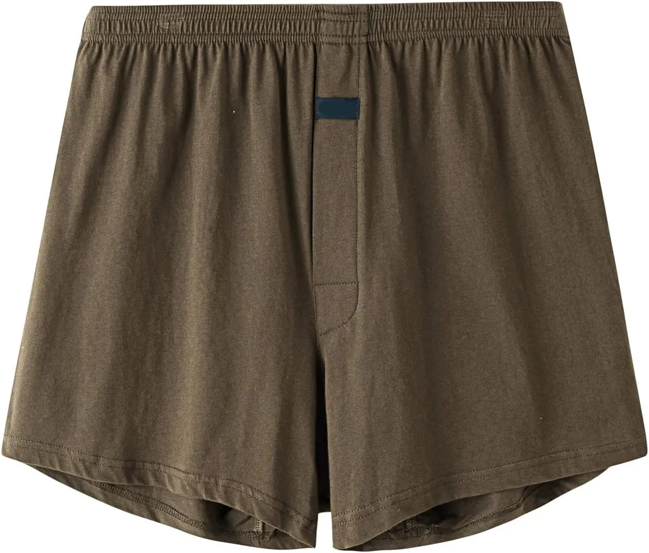 Men's Cotton Classics Boxer Breathable Mens Boxer, Loose Fit, Knit Boxer Lounge Stretch Short