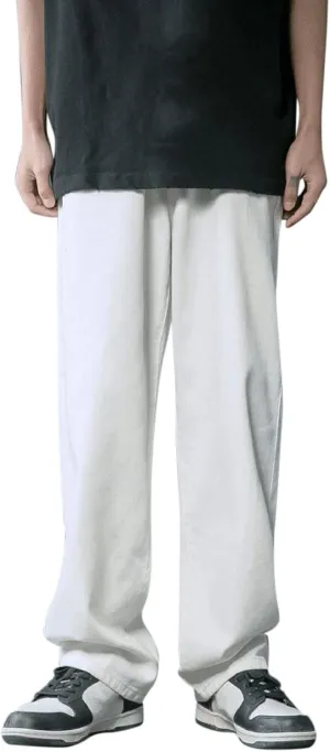 Men's Cotton Jeans Straight Leg Stretch Men's Slim Fit Skinny Stretch Comfy Denim Jeans Pants Men's Comfort Stretch Jeans