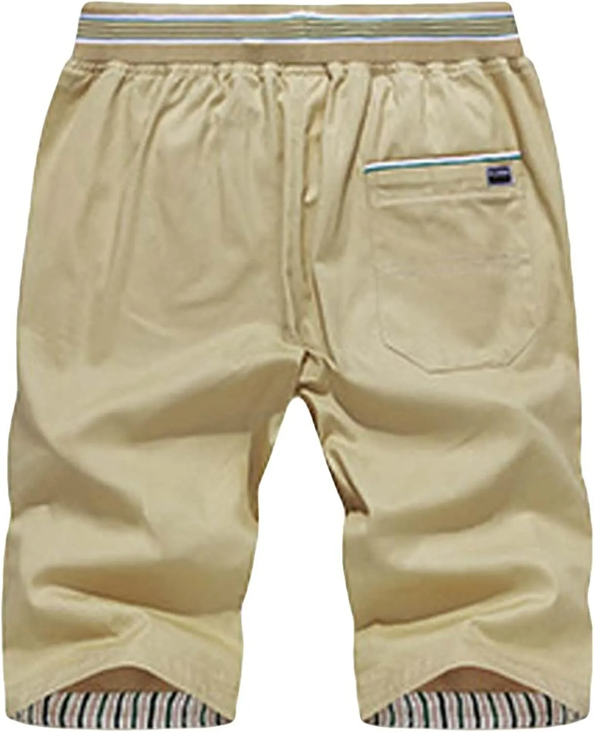 Mens Cotton Linen Commute Shorts Big and Tall Summer Beach Workout Shorts Sports Running Hiking Drawstring Short