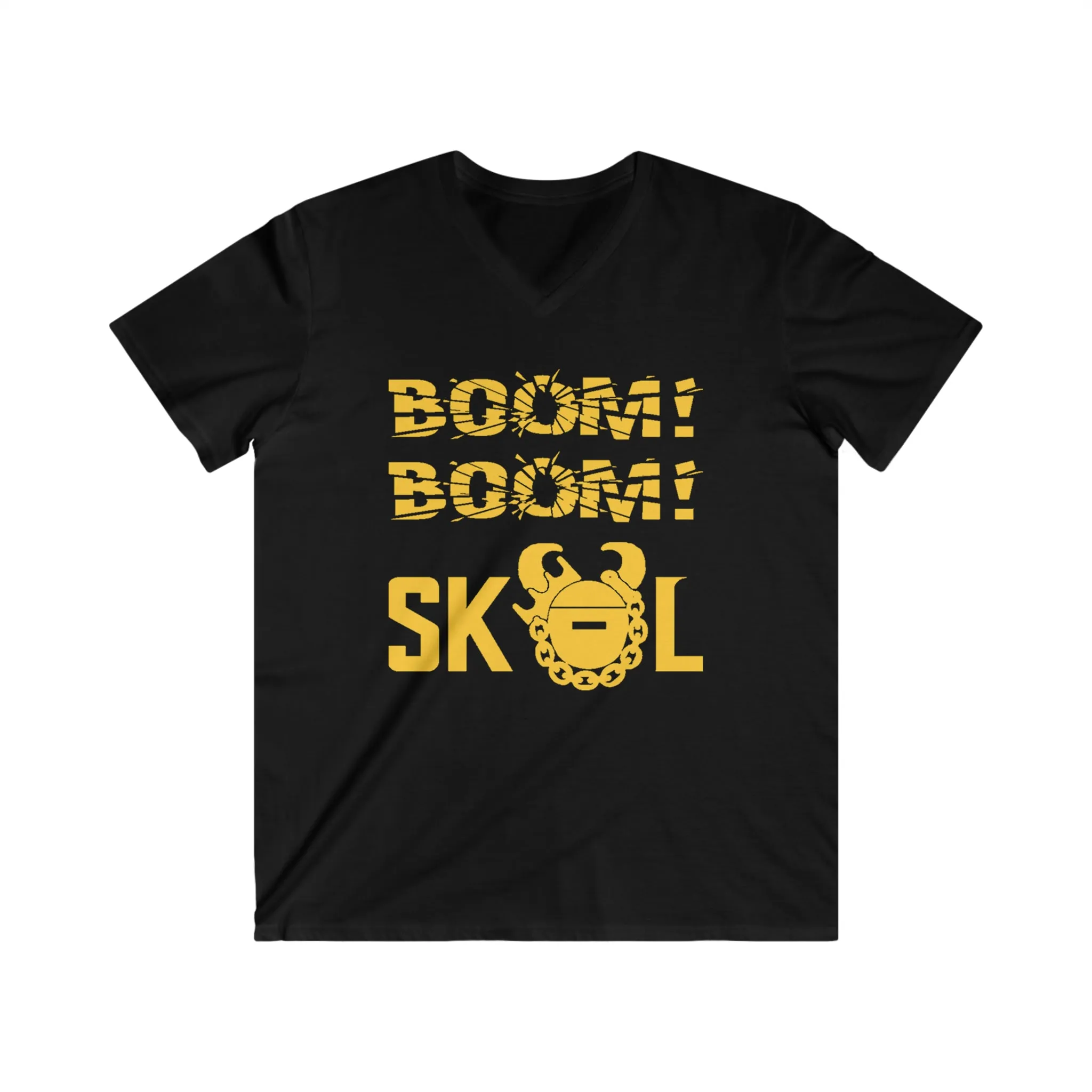 Men's Fitted V-Neck Short Sleeve - BOOM! BOOM!