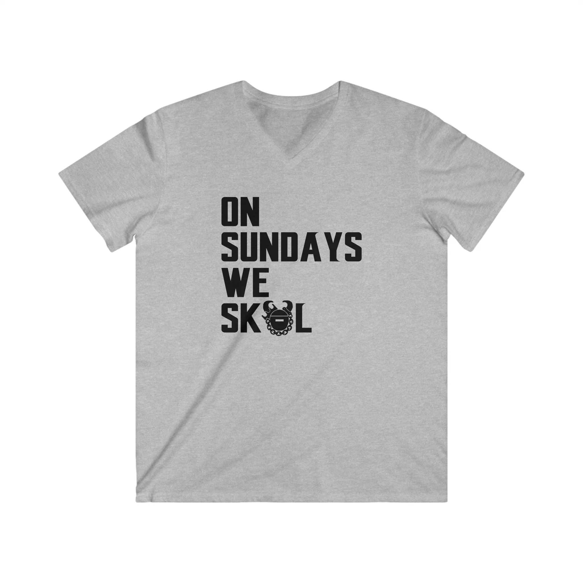 Men's Fitted V-Neck Short Sleeve - On Sundays