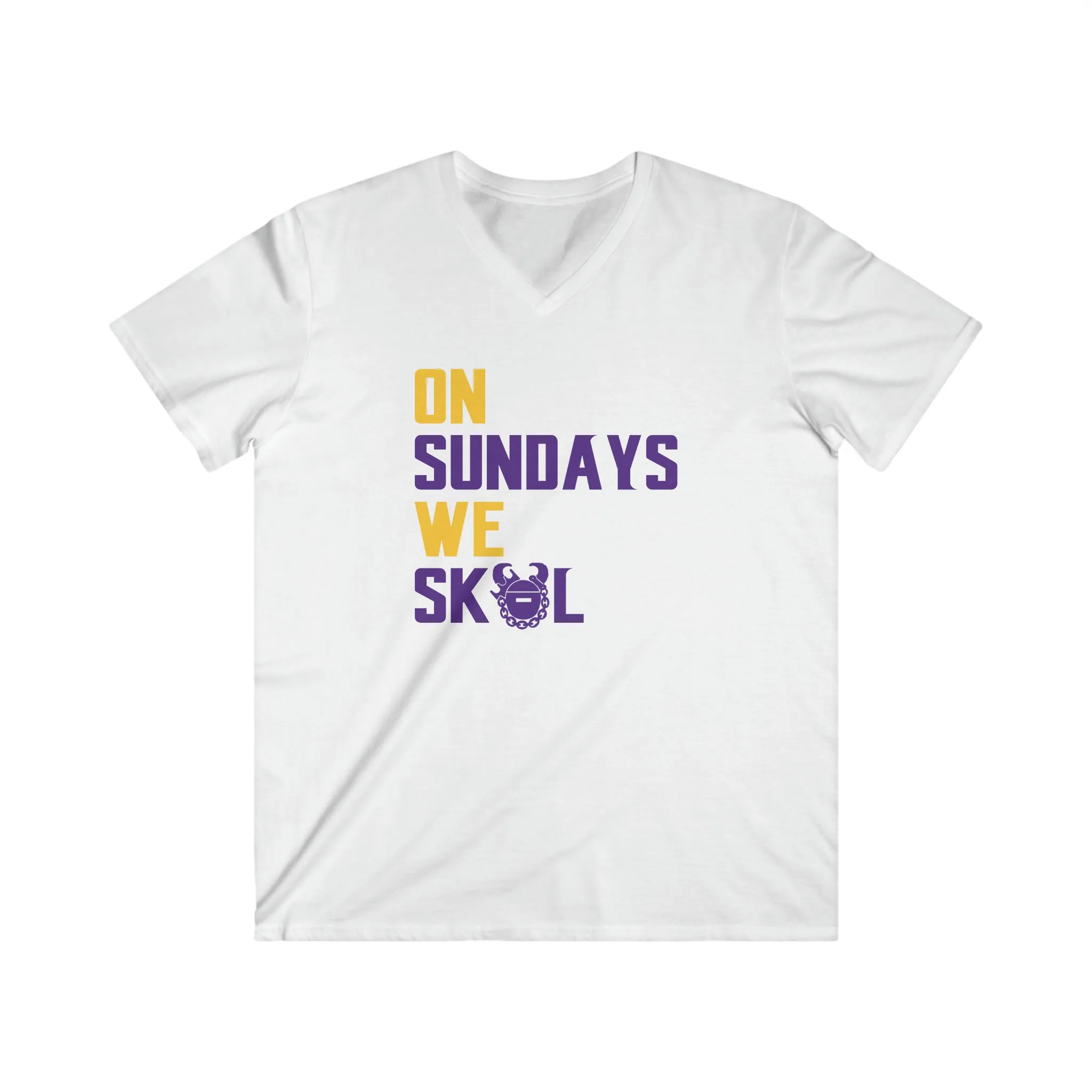 Men's Fitted V-Neck Short Sleeve - On Sundays
