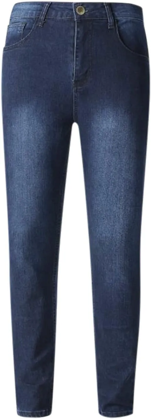 Mens Jeans Slim Fit Skinny Stretch Denim Pants Men Straight Fit Denim Stretch Tapered Jean Pants Stretch Ripped Tapered Leg