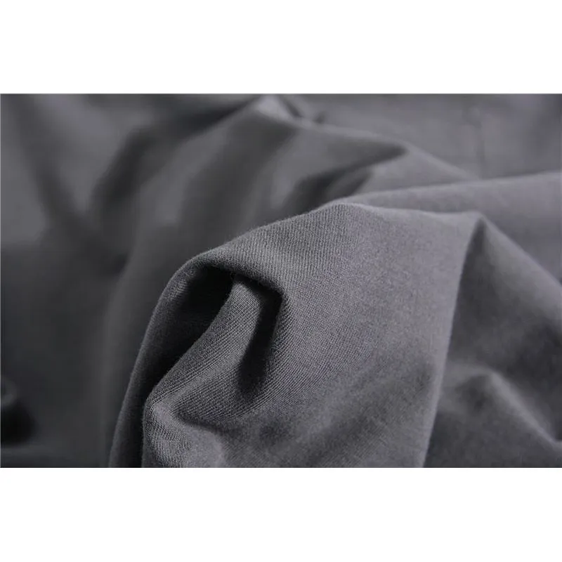 Men's Long Sleeve Cotton T-Shirt Solid Colors