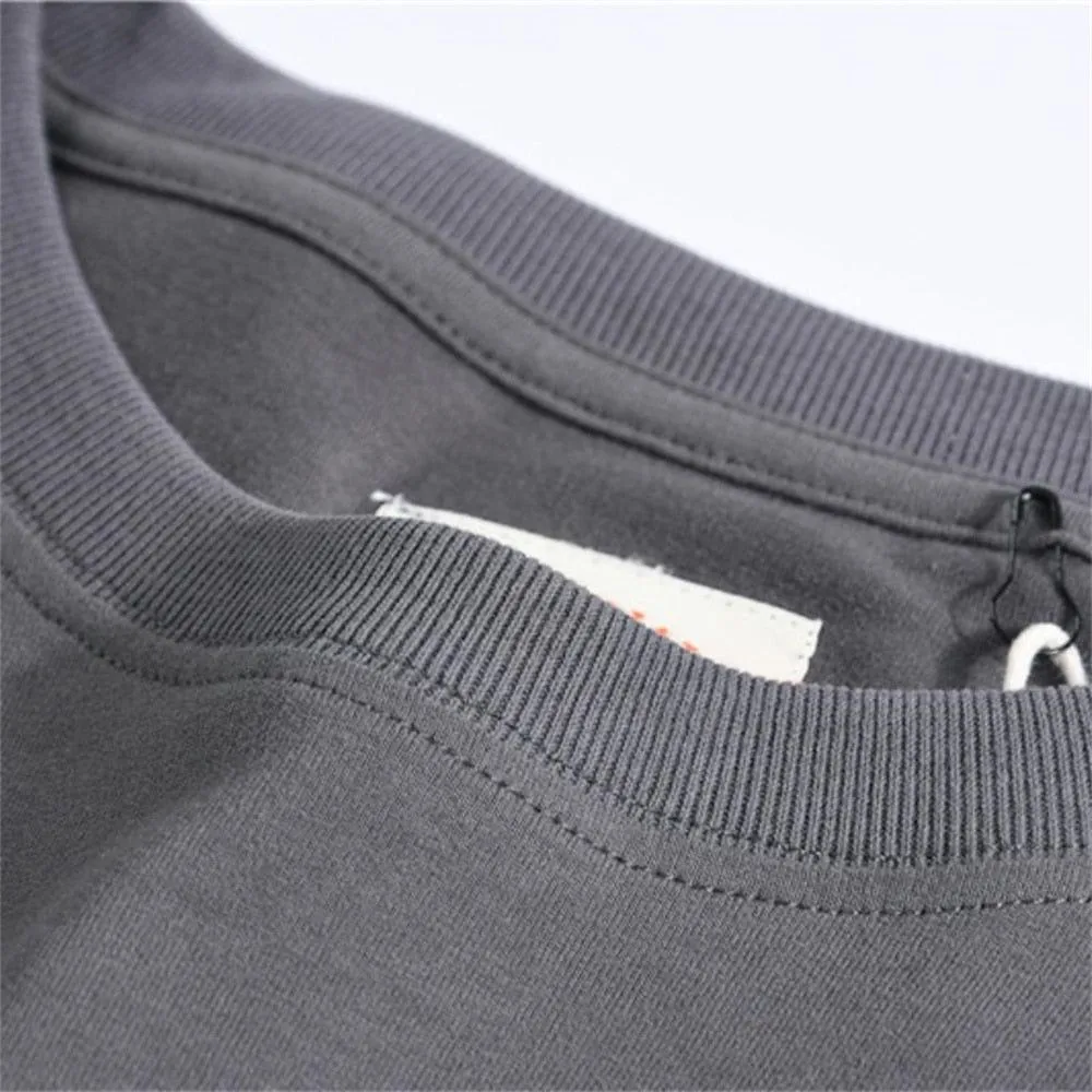 Men's Long Sleeve Cotton T-Shirt Solid Colors