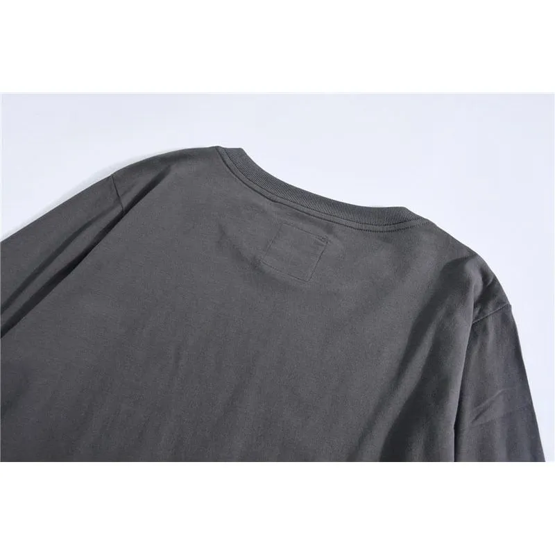 Men's Long Sleeve Cotton T-Shirt Solid Colors